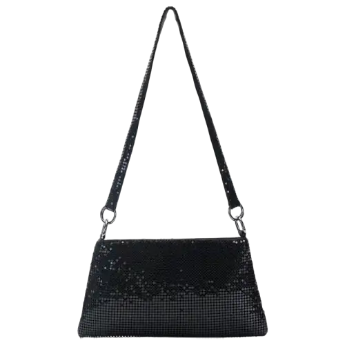 CARTERA MALLA METALICA 23X12CM