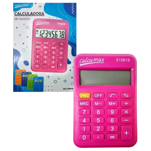 CALCULADORA DE BOLSILLO CON PILA