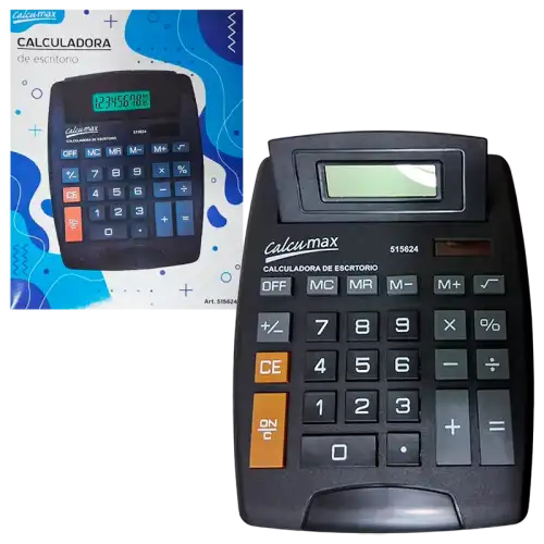 CALCULADORA DE MESA 19X14CM 8 DIG