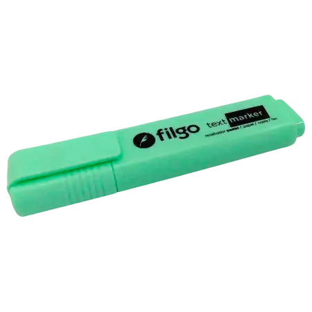RESALTADOR TEXT MARKER PASTEL VERDE X1 FILGO