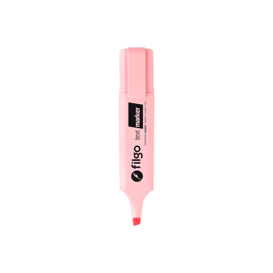 RESALTADOR TEXT MARKER PASTEL ROSA FILGO