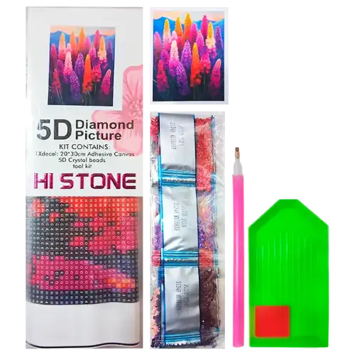DIAMOND PAITING 20X30CM FLORES
