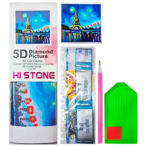 DIAMOND PAITING 20X20CM TORRE EIFEL