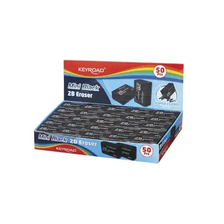 GOMA KEYROAD LAPIZ NEGRA MINI 2B X1