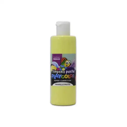 TEMPERA PLAYCOLOR POTE AMARILLO PASTEL X250GR