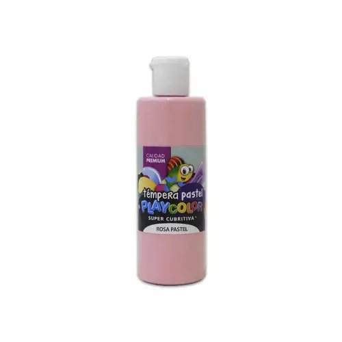 TEMPERA PLAYCOLOR POTE  ROSA PASTEL X250 G