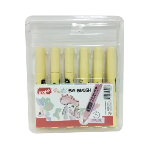 MARCADOR TRABI BIG BRUSH PASTEL X1