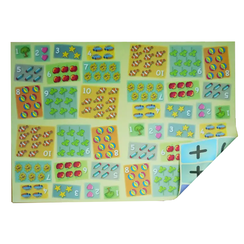 CARTULINA FANTASIA NUMEROS