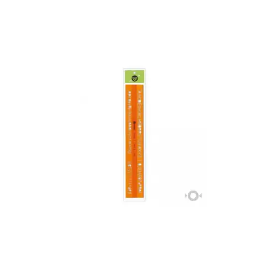 LETROGRAFO 25MM FLEXIBLE NARANJA