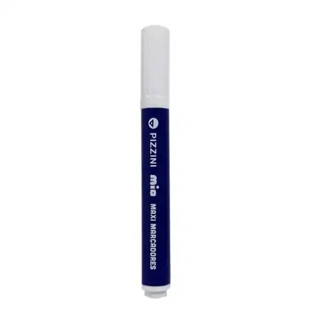 MARCADOR 2x1 PIZZINI AZUL MAXI PUNTA CONICA