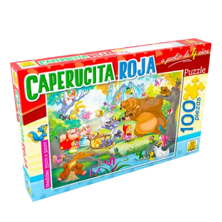 PUZZLE CAPERUCITA ROJA 100PZAS IMPLAS