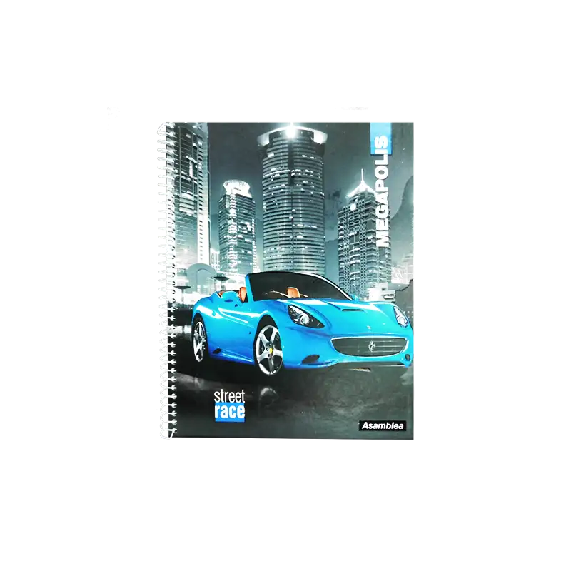 CUADERNO ASAMBLEA 22X29 80HJS RAYADAS ESPIRAL