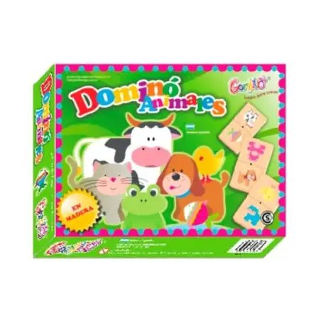 DOMINO ANIMALES MADERA