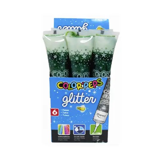 ADHESIVO GLITTER MAPED VERDE 50GR