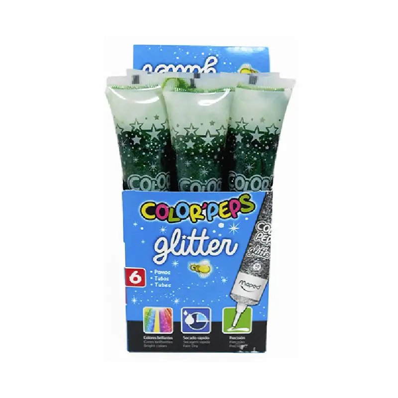 ADHESIVO GLITTER MAPED VERDE 50GR
