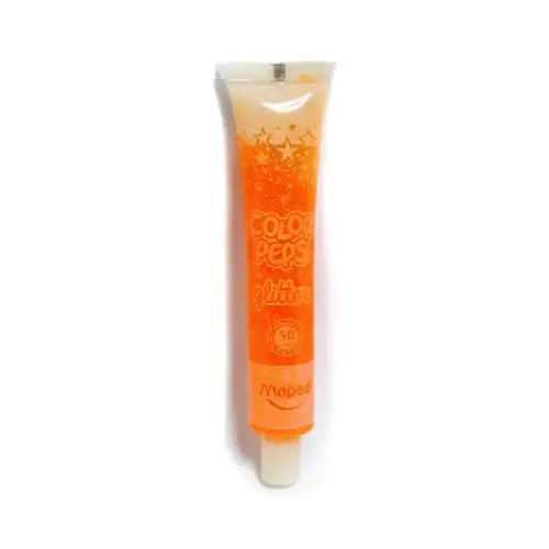 ADHESIVO GLITTER MAPED FLUO NARANJA 50GR