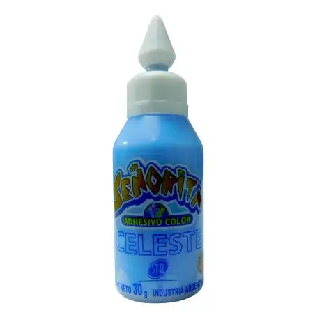 ADHESIVO COLOR STA CELESTE 30GR