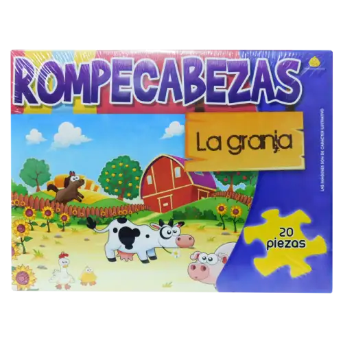ROMPECABEZAS 20PZAS LA GRANJA YUYU