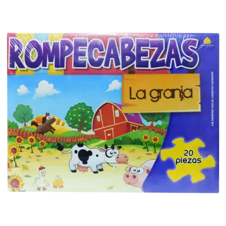 ROMPECABEZAS 20PZAS LA GRANJA YUYU