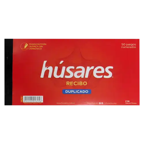 DUPLICADO RECIBO GENERAL HUSARES