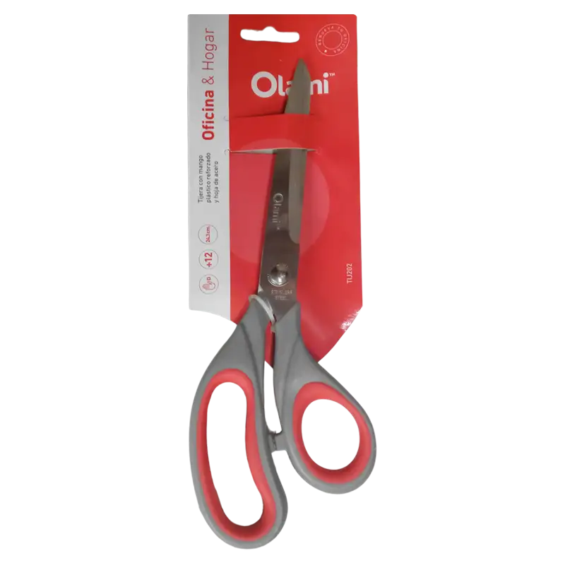 TIJERA OFICINA Y HOGAR 24CM REFORZADA OLAMI X1U