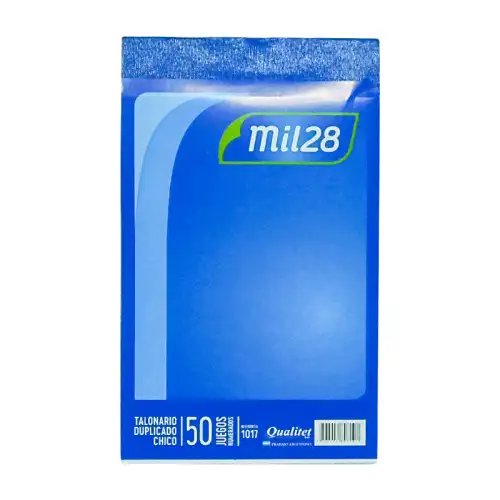 TALONARIO DUPLICADO CHICO X50HJS MIL28