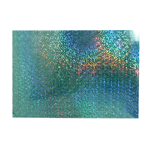 CARTULINA HOLO GLITTER AZUL CLARO X1 REXON