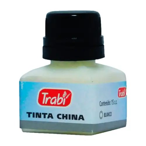 TINTA CHINA BLANCO 15CC X1 TRABI