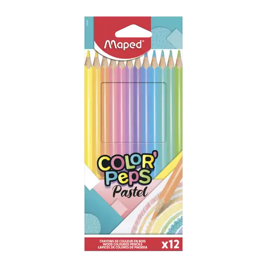 LAPICES DE COLORES MAPED PASTEL X12