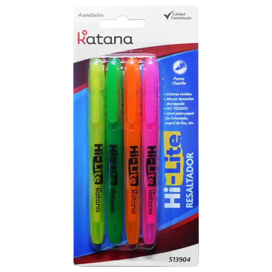 RESALTADOR KATANA DELGADO X4