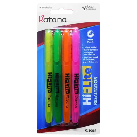 RESALTADOR KATANA DELGADO X4