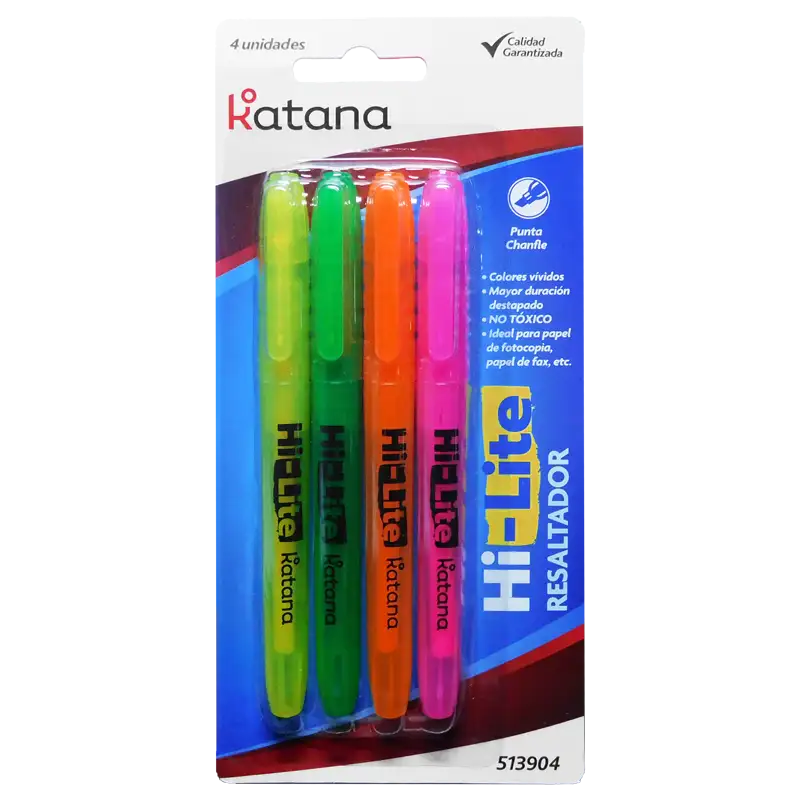 RESALTADOR KATANA DELGADO X4