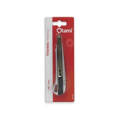 TRINCHETA METALICA 9MM OLAMI X1U