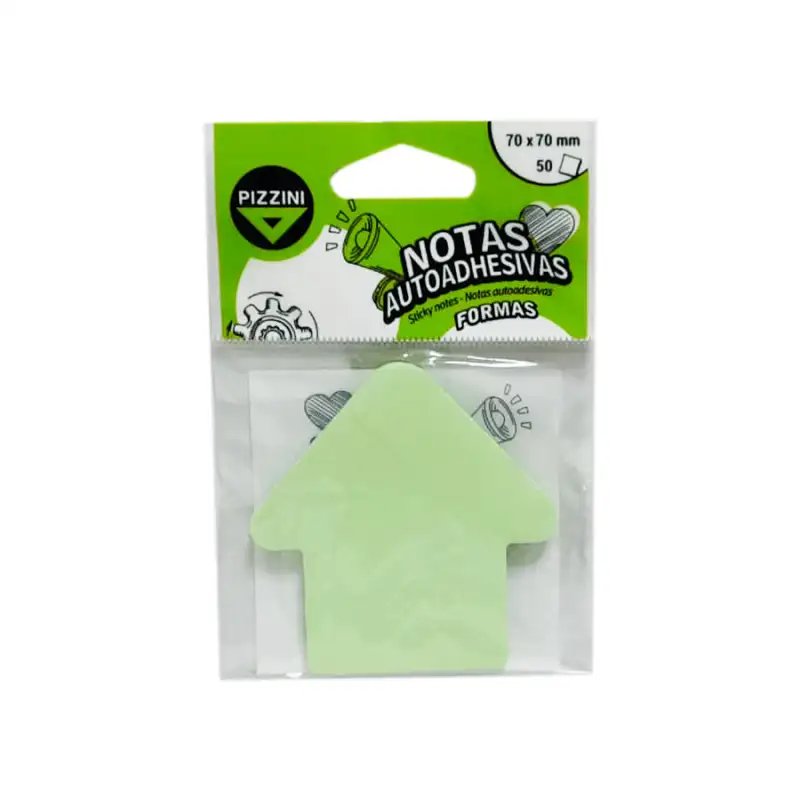 NOTAS AUTOADHESIVA PIZZINI 70X70MM FLECHA