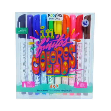 MICROFIBRAS DE COLORES MOOVING X10U