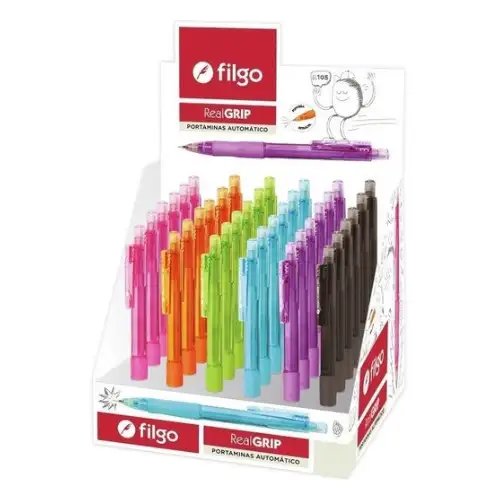 PORTAMINA 0.7MM REAL GRIP PLASTICO FILGO