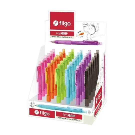 PORTAMINA 0.7MM REAL GRIP PLASTICO FILGO