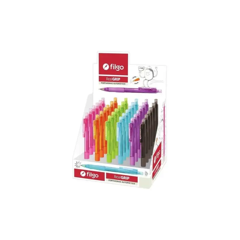 PORTAMINA 0.7MM REAL GRIP PLASTICO FILGO