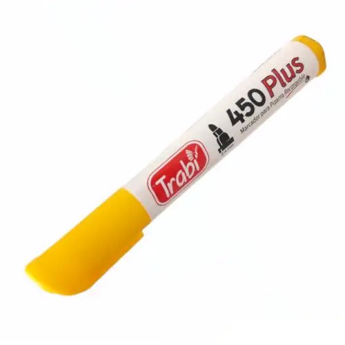 MARCADOR P/PIZARRA 450 AMARILLO TRABI