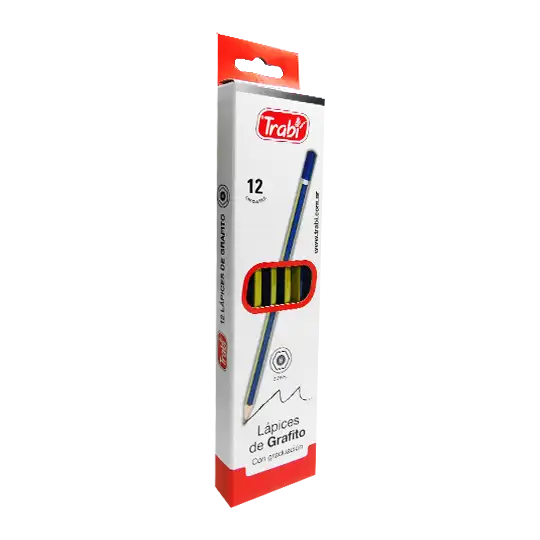 LAPIZ GRAFITO B X12 TRABI