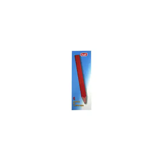 LAPIZ CARPINTERO TRABI ROJO X1