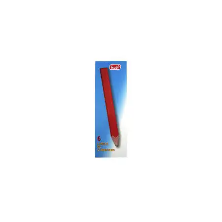 LAPIZ CARPINTERO TRABI ROJO X1