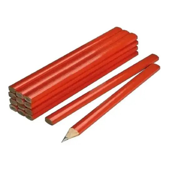 LAPIZ CARPINTERO TRABI ROJO X1