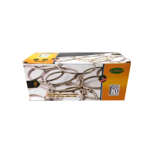 AROS METALICOS LAMA N70 X10