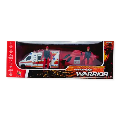 SET HELICOPTERO Y AMBULANCIA CAJA