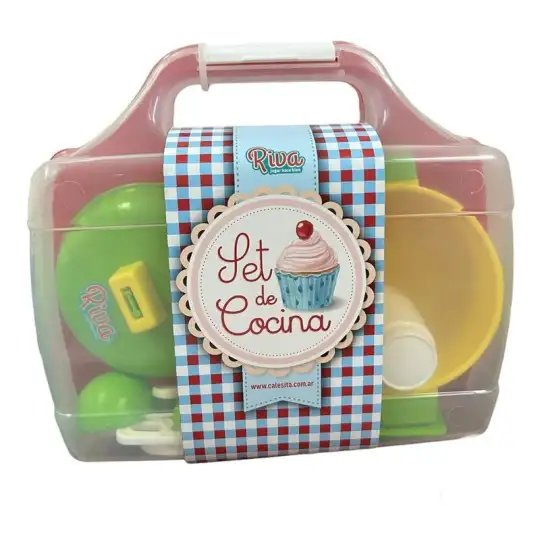 SET DE COCINA EN VALIJA CALESITA