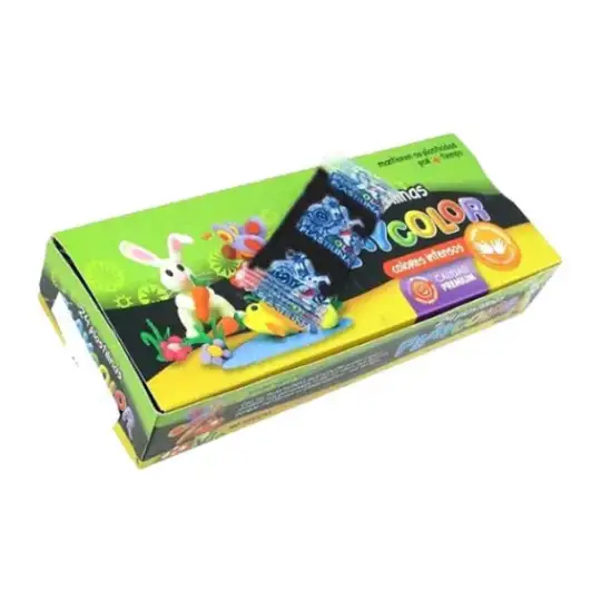 PLASTILINA PLAYCOLOR PANCITO NEGRO X24