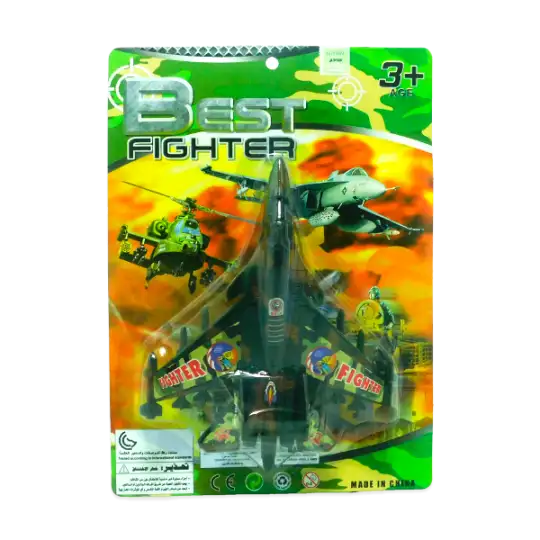 AVION MILITAR EN BLISTER