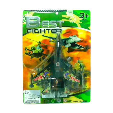 AVION MILITAR EN BLISTER