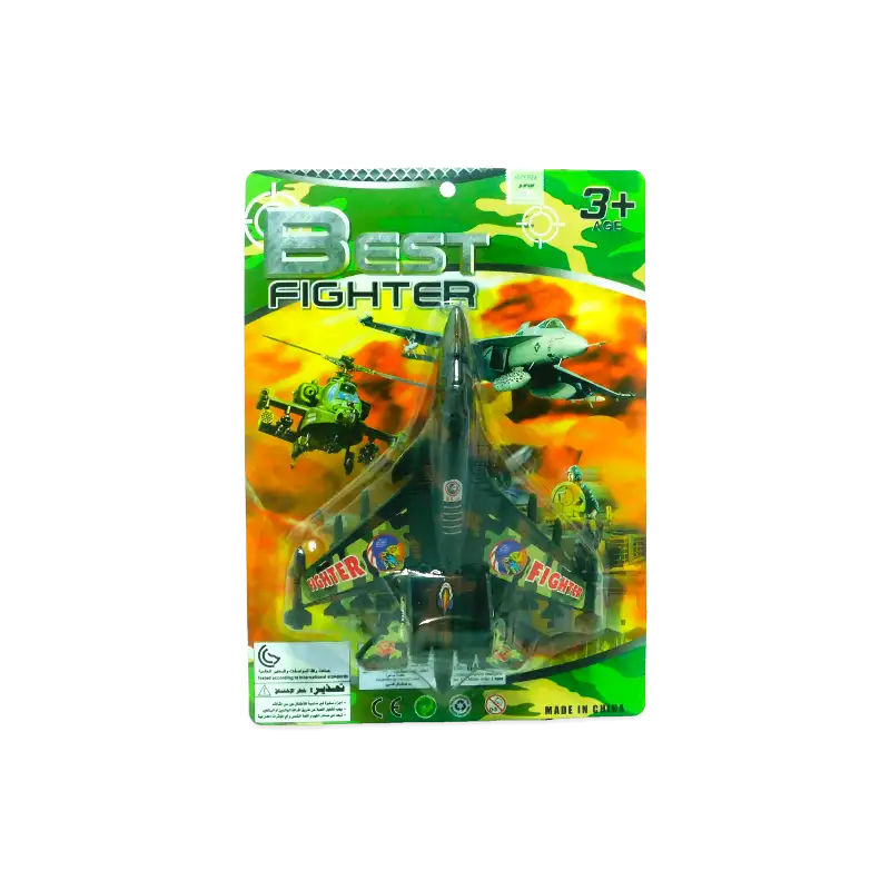 AVION MILITAR EN BLISTER